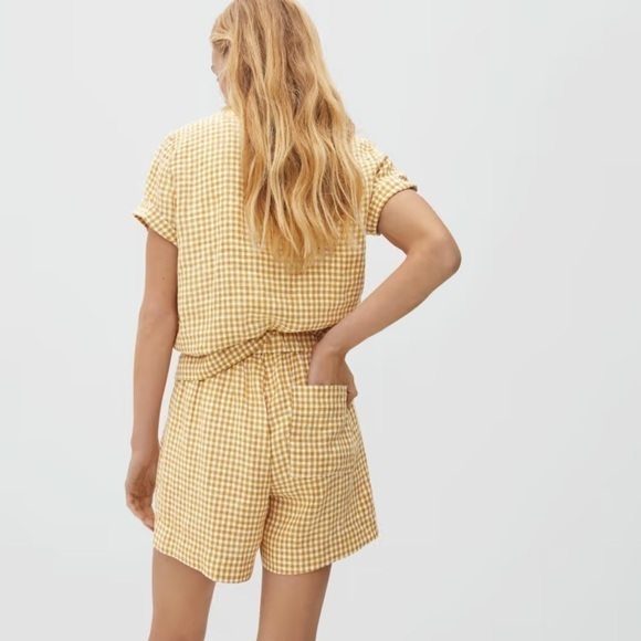 Everlane The Linen Boxer Short in Golden Hour SZ Small NWOT -Sold Out Online - Picture 5 of 10